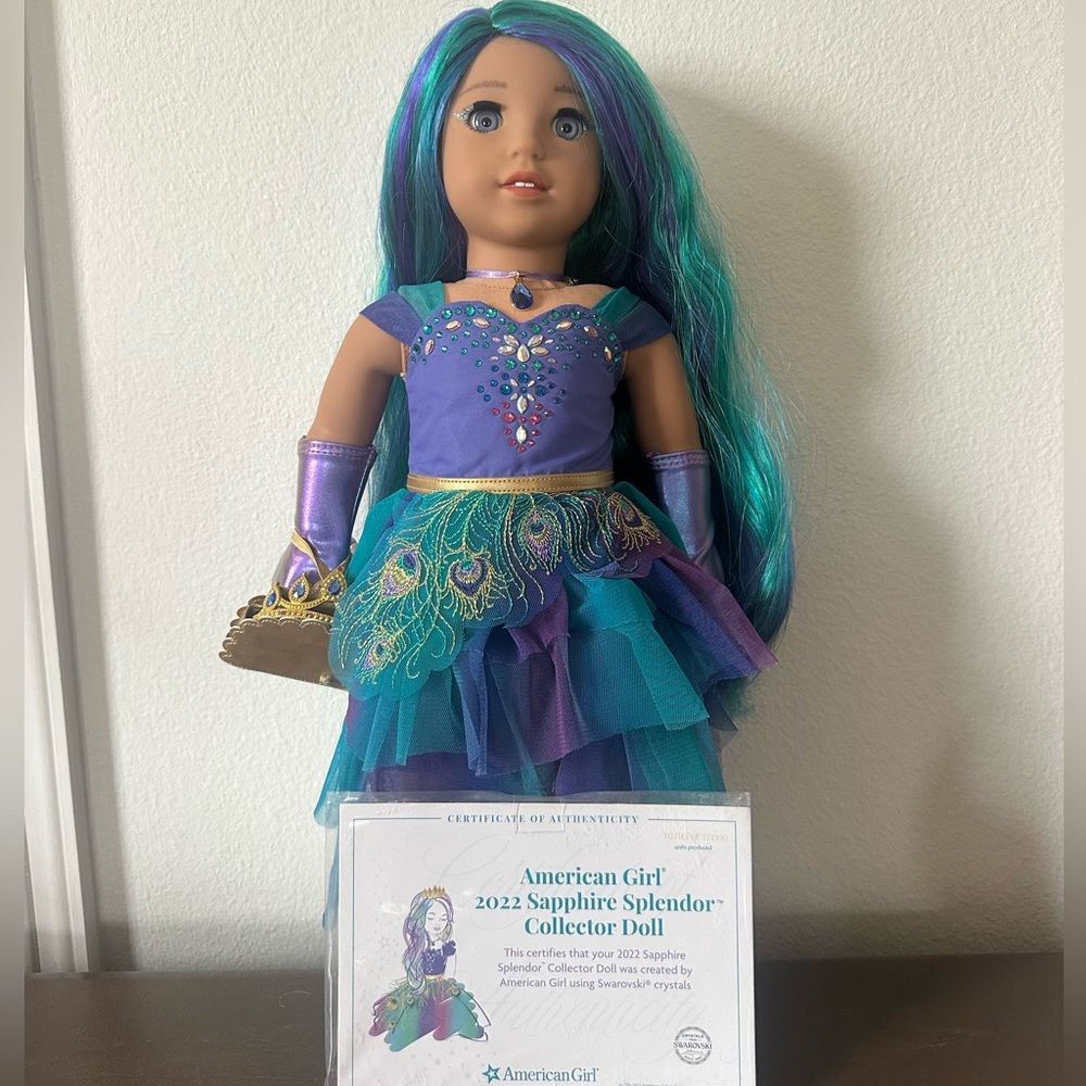 RARE American Girl 2022 Sapphire Splendor Collector Doll